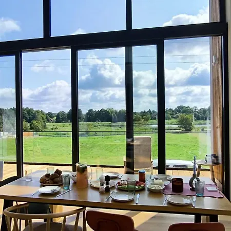 Rumiane Pola - Stodola Na Mazurach Z Widokiem Na Jezioro Apartment Brajniki