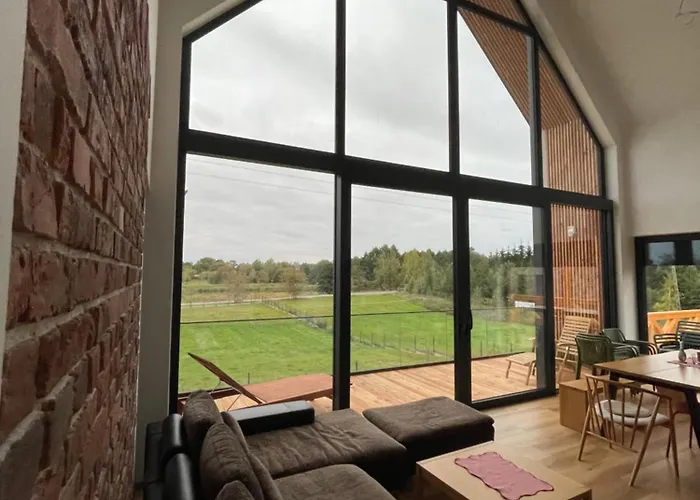 Апартаменты Rumiane Pola - Stodola Na Mazurach Z Widokiem Na Jezioro