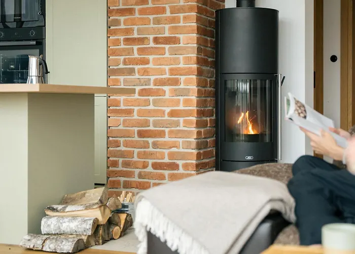 Апартаменты Rumiane Pola - Stodola Na Mazurach Z Widokiem Na Jezioro Brajniki