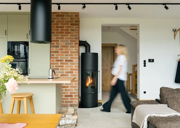 Апартаменты Rumiane Pola - Stodola Na Mazurach Z Widokiem Na Jezioro