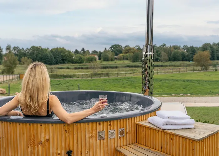 Апартаменты Rumiane Pola - Stodola Na Mazurach Z Widokiem Na Jezioro *